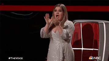Happy Kelly Clarkson GIF by The Voice