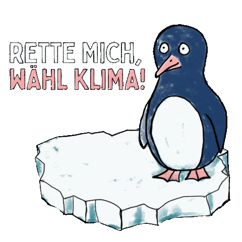 Sad Pinguin Sticker by Campact e.V.