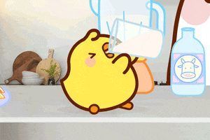 Milk Beverage GIF by Molang