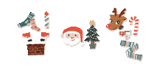 Merry Christmas Art Sticker