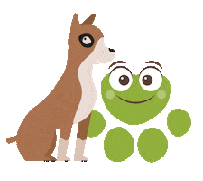 Cat Dog Sticker by Wamine