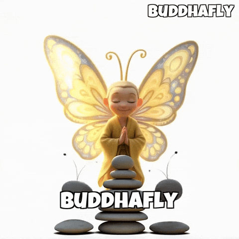 Inner Peace GIF by BuddhaFlyJourney