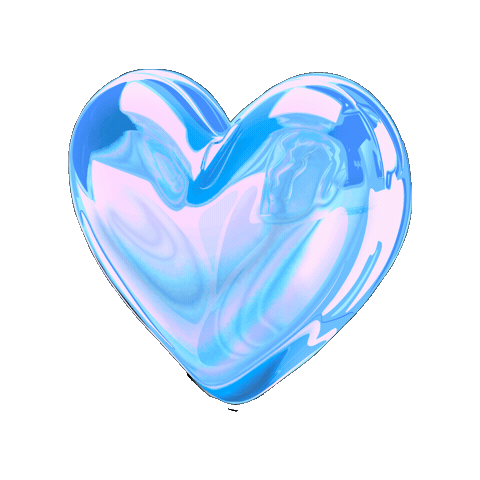 Heart Blueheart Sticker