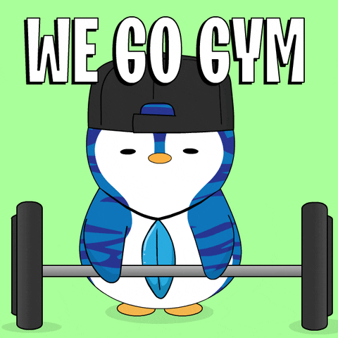 Work Out GIF by Pudgy Penguins