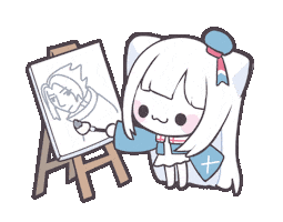 Paint Chibi Sticker
