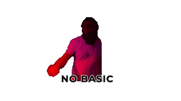 No Basic Art Sticker