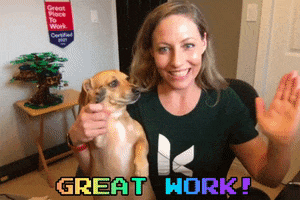 Working From Home Great Work GIF by Kanopi Studios