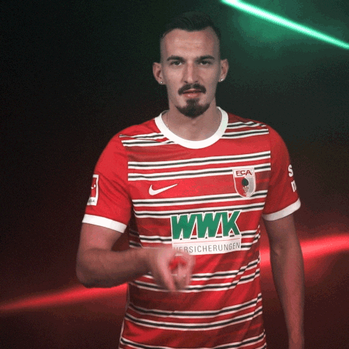 Point Finger GIF by FC Augsburg 1907