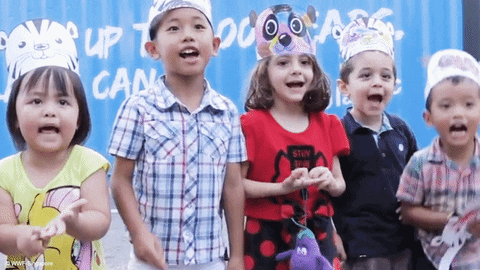 Happy Kids GIF by Earth Hour - Find & Share on GIPHY