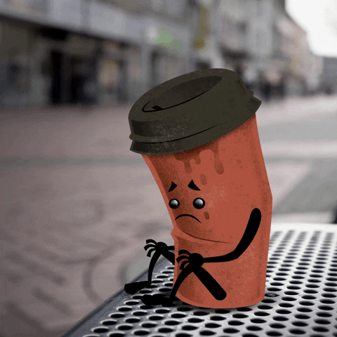 Sad Coffee GIF by wb-duisburg