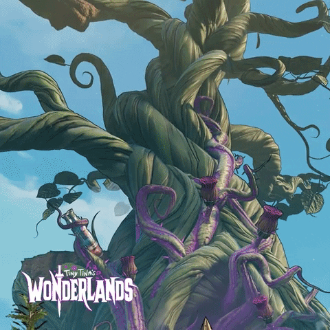 Vines Beanstalk GIF by Tiny Tina's Wonderlands