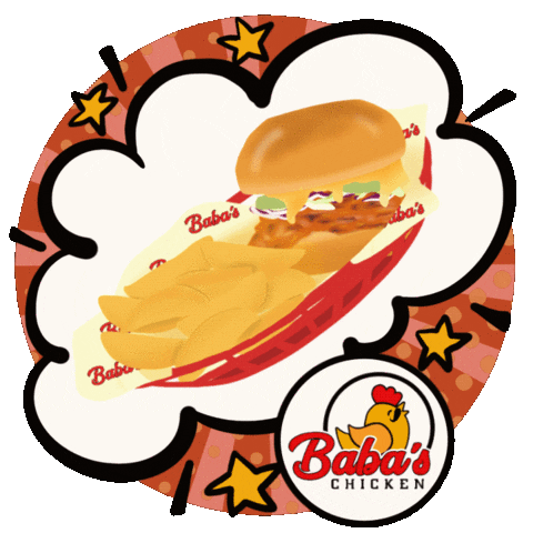 Baba's Hot Chicken Sticker