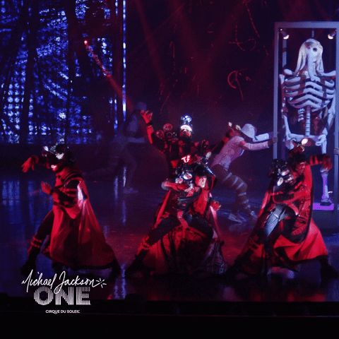 Michael Jackson Halloween GIF by Cirque du Soleil