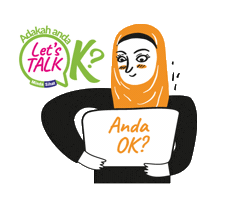 Malaysia Are U Ok Sticker by LetsTALKMindaSihat