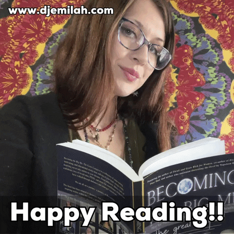 Reading Lets Read GIF by Djemilah Birnie
