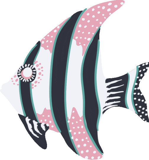 Wave Fish Sticker by Vera Bradley