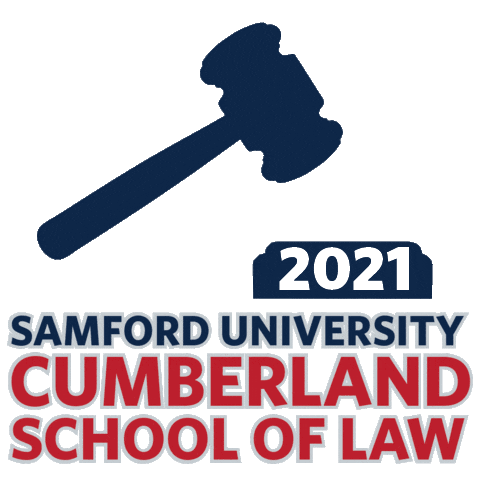 School Of Law Sticker by Samford University