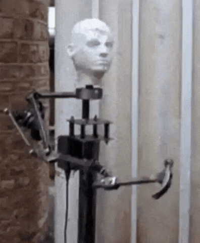 Brain Damage Robot GIF