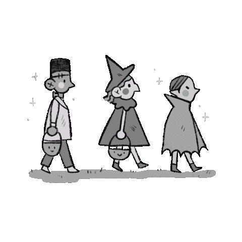 Trick Or Treat Halloween Sticker