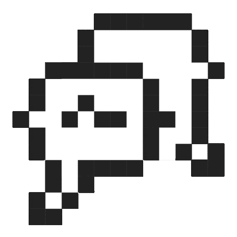 Pixel Art Craft Sticker by Paribu Art