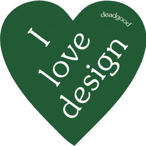 Heart Design Sticker by Deadgood