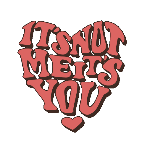 70S Love Sticker