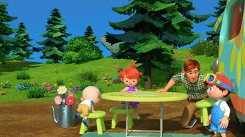 Animation Camping GIF by Moonbug