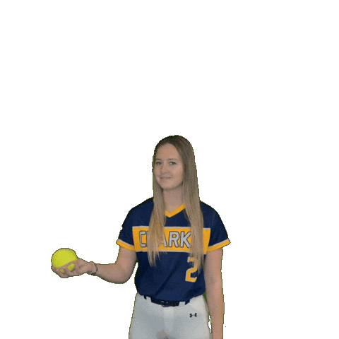 Clarke Softball Sticker by Clarke University