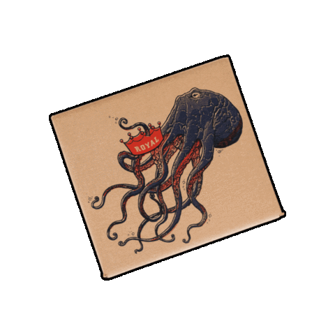 Specialty Coffee Octopus Sticker by Royal Coffee