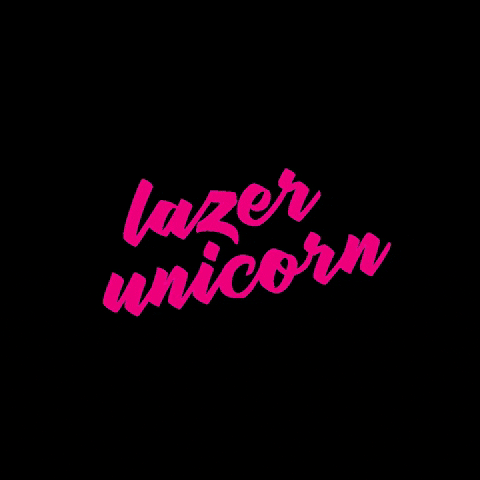 Logo Rainbow GIF by Lazer Unicorn