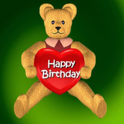 Happy Birthday Teddy Bear GIFs