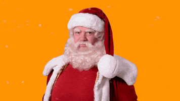 Santa Claus Reaction GIF by benniesolo