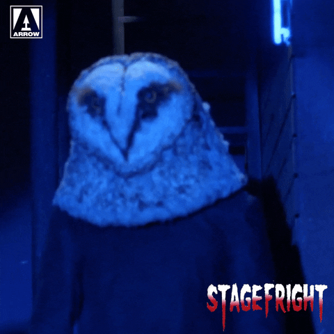 Coming Stage Fright GIF by Arrow Video