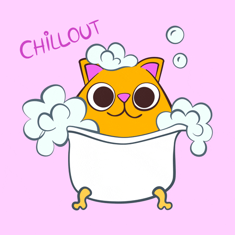 Bathing Chill Out GIF