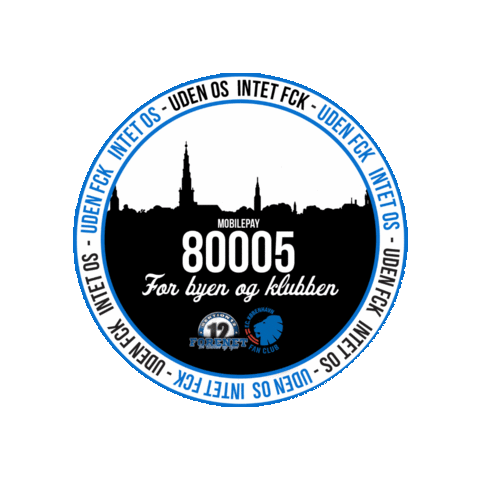 FC København Fan Club Sticker