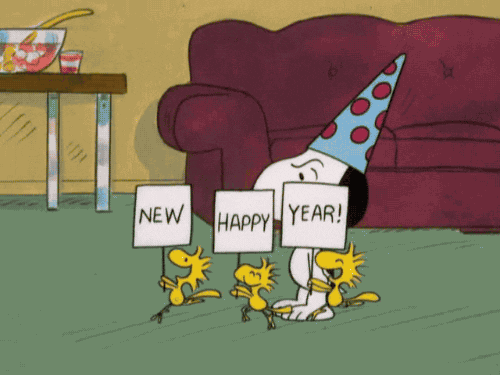 Happy New Year Charlie Brown GIFs - Get the best GIF on GIPHY