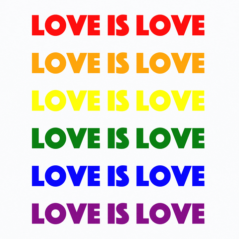 Love Is Love Pride GIF by Kelley Bren Burke