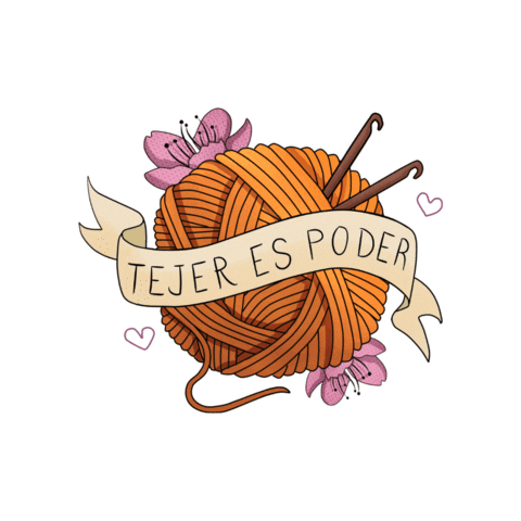 Tejer Tejido Sticker