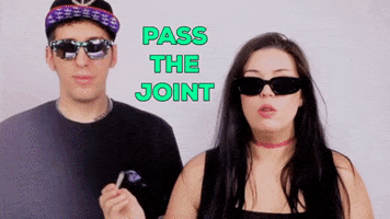 Pass The Joint GIF by petey plastic