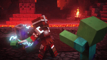 Hold This Video Game GIF by Minecraft
