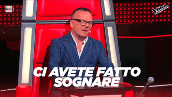 Happy Tv Show GIF by The Voice of Italy