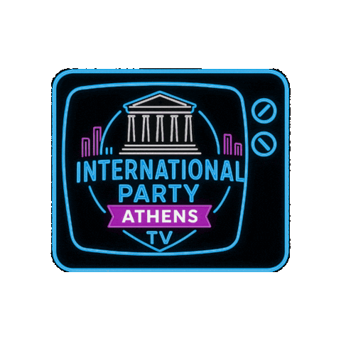 Party Athens Sticker by Internationallifeathens