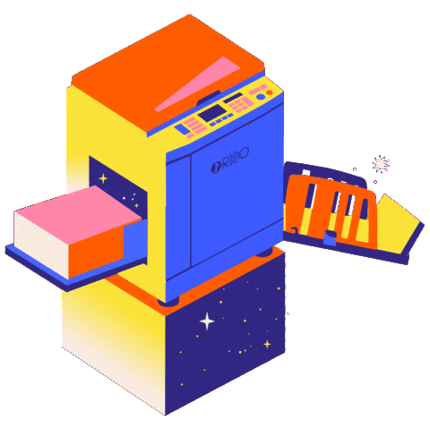 Risograph Sticker by EPP