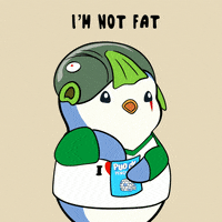 Workout Eating GIF by Pudgy Penguins