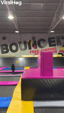 Tripped Up At Trampoline Park GIF by ViralHog