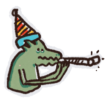 Happy Birthday Party Sticker by Leon Nikoo