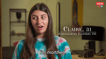 Embarrassed Reality GIF by Married At First Sight