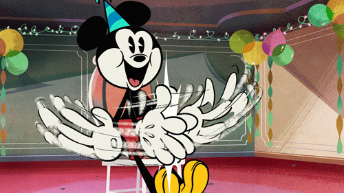 Birthday Party Applause GIF by Mickey Mouse - Find & Share on GIPHY