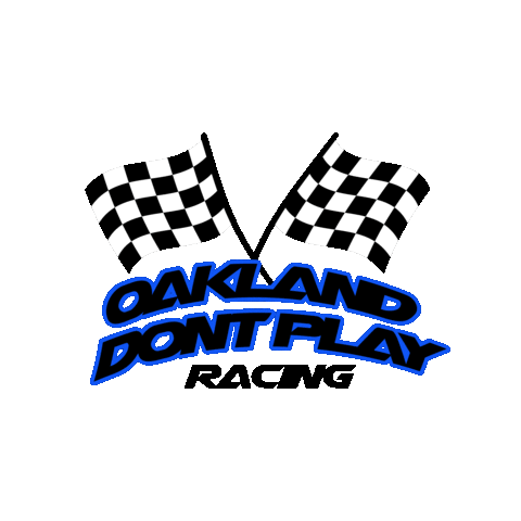Racing Flag Sticker by OaklandDontPlay