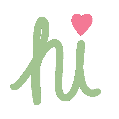 Heart Hello Sticker